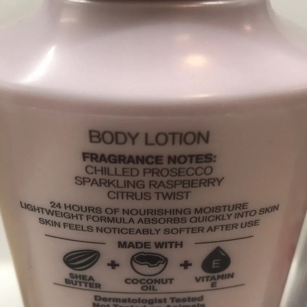 NWT!RARE!BBW Iced Raspberry Bellini (Peace) Bath Set